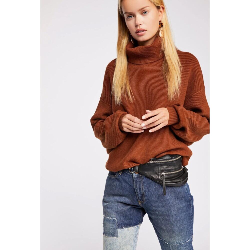 Free People Softly Structured Tunic Sweater
Burnt Orange Wmns Sz S Turtleneck - Picture 3 of 10